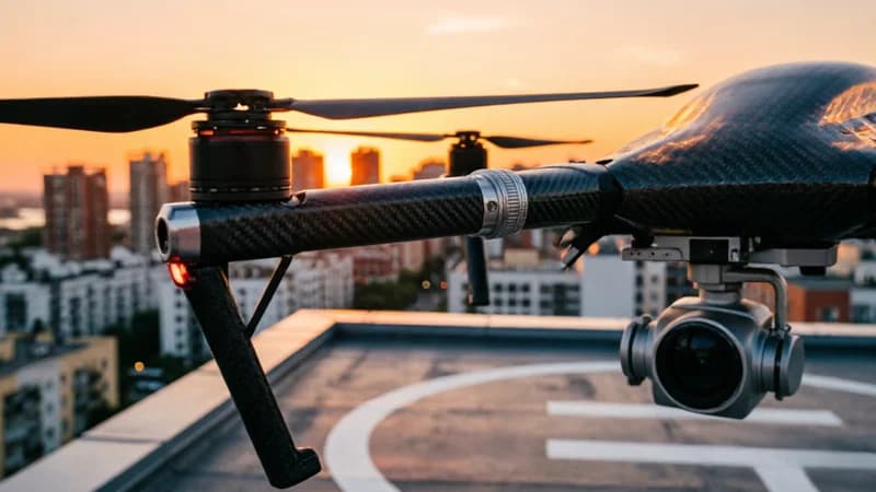 Custom Carbon Fiber Drone Arm — Lightweight & Vibration-Damping