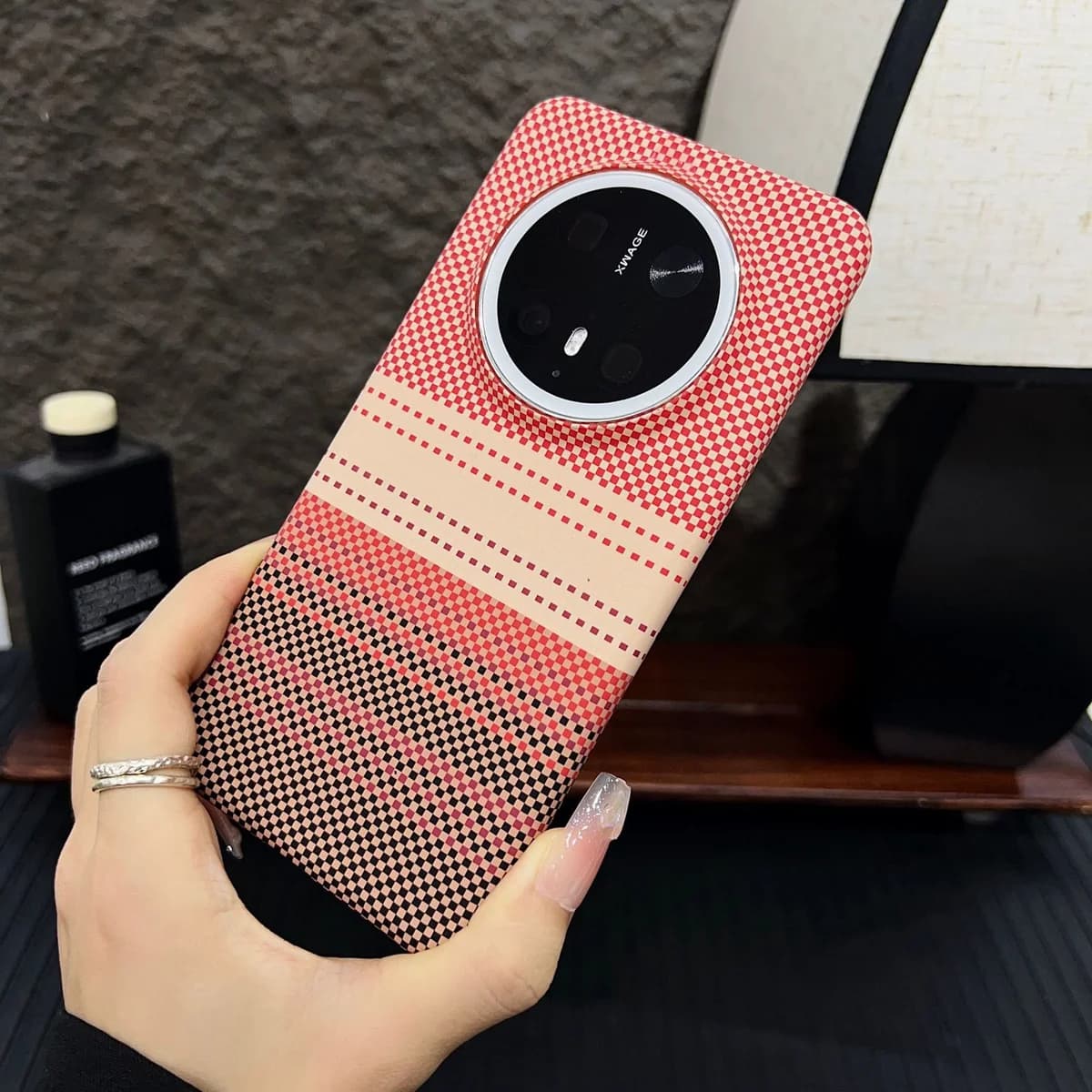 Kevlar MagSafe Case for Huawei Mate 80 Pro – Carbon Weave 7