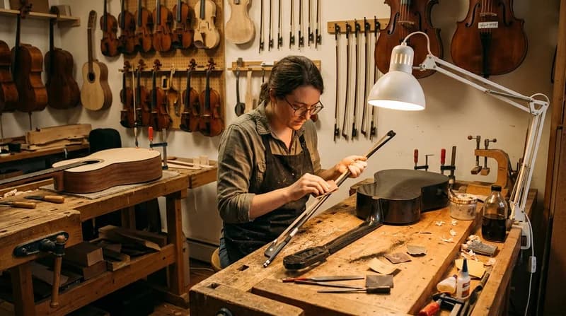 Custom Carbon Fiber Musical Instrument Parts